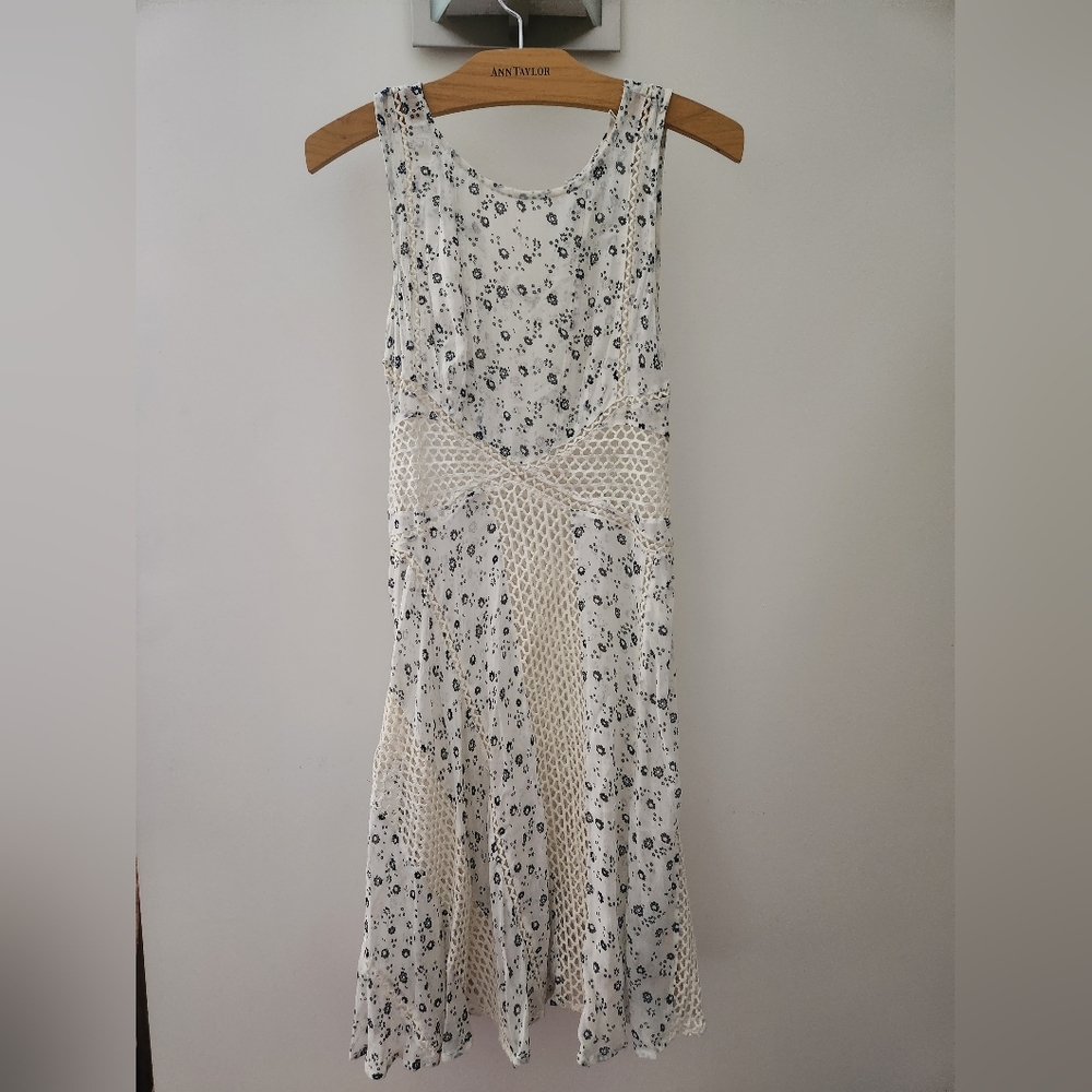 Anthropologie Floreat Crochet Dress